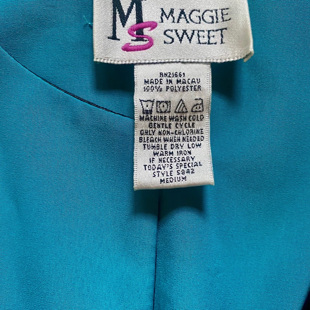 MAGGIE SWEET // Teal 2-Piece Pantsuit - Picture 8 of 10